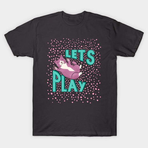 Let's Play Cat T-Shirt by Drawn to Cats